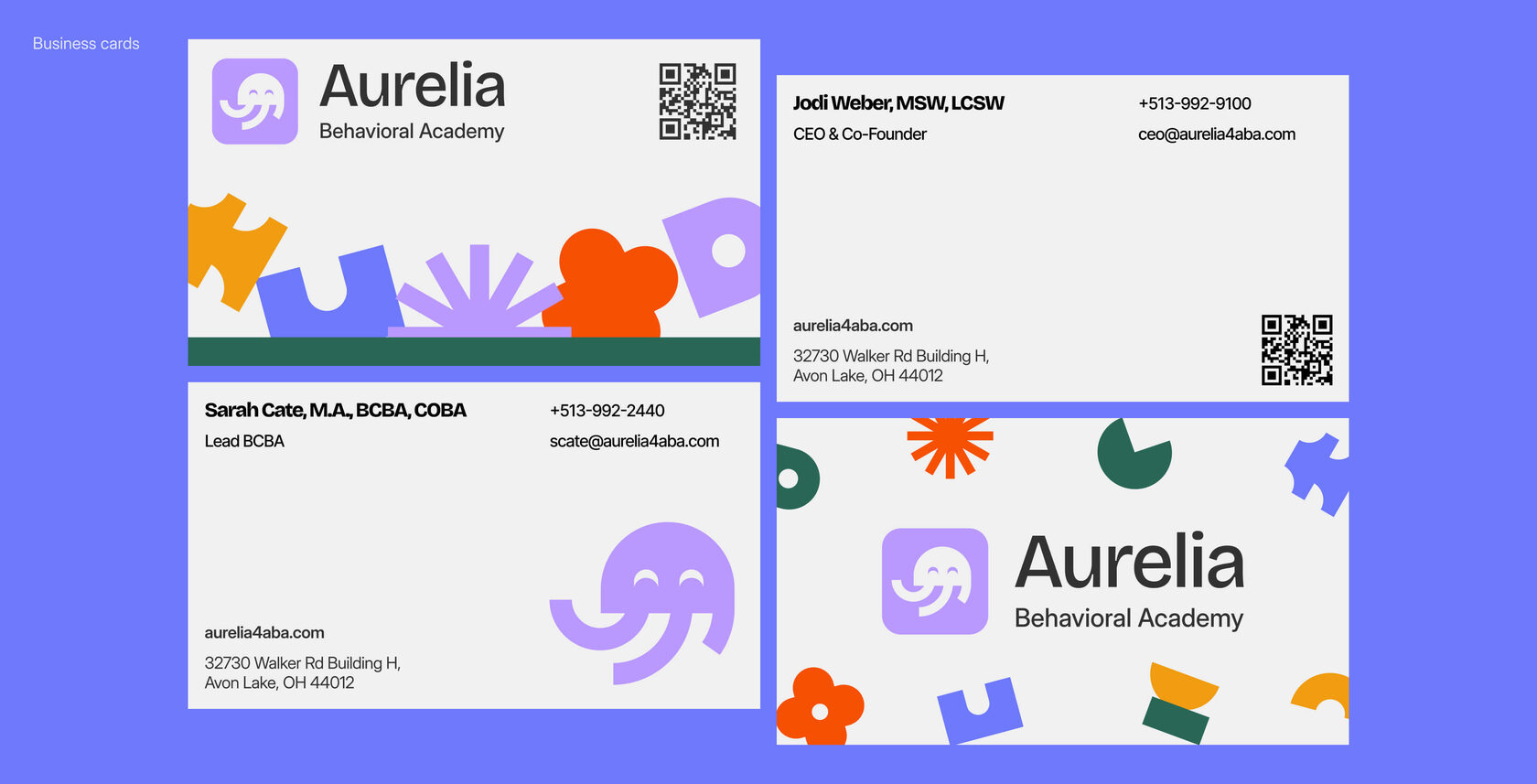 Aurelia Brand Assets— design and development by Curves Digital