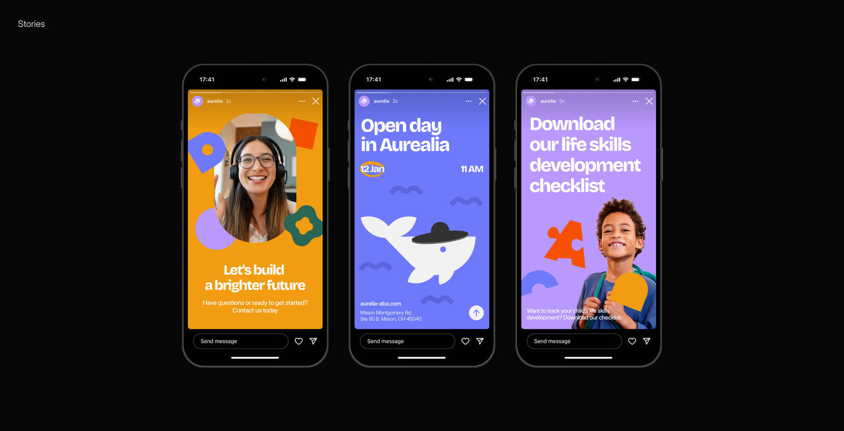 Aurelia Brand Assets — design and development by Curves Digital