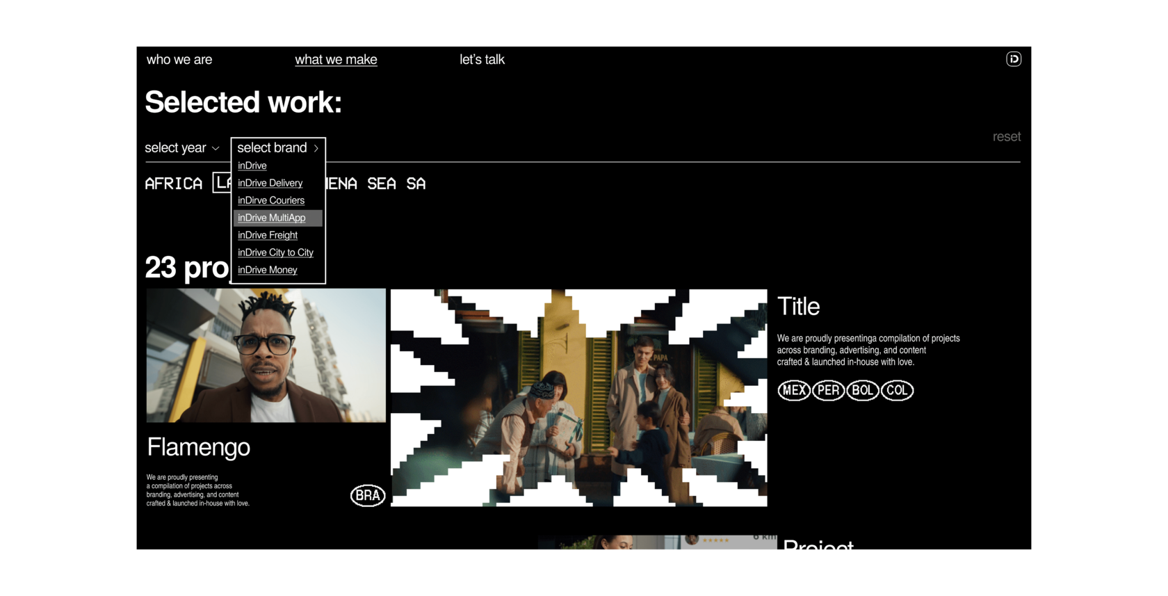 Inlab website screenshot — design and development by Curves Digital